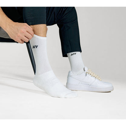 Tennissocken Unisex, 6 Paar Bio Baumwolle Weiß/Schwarz/Grau